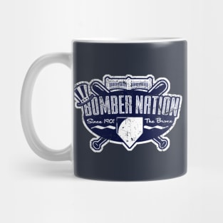 Bronx Bombers Nation Distressed Mug